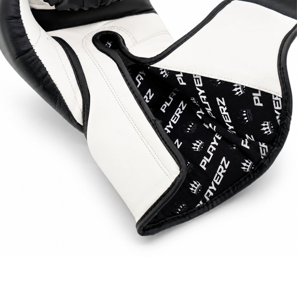 Playerz ProTech Boxing Gloves Velcro - Black-Playerz Boxing