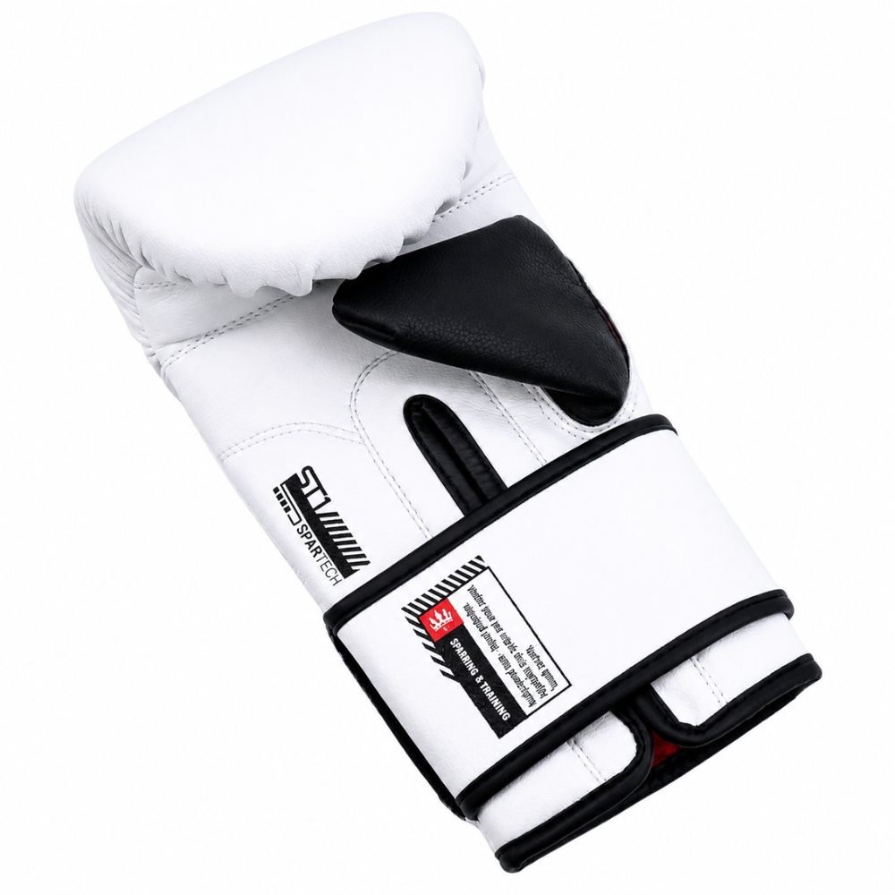 Playerz SparTech Bag Gloves - White-Playerz Boxing