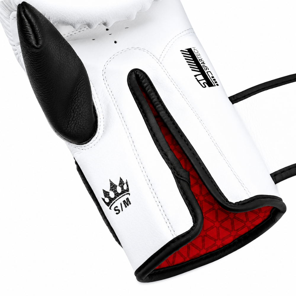 Playerz SparTech Bag Gloves - White-Playerz Boxing