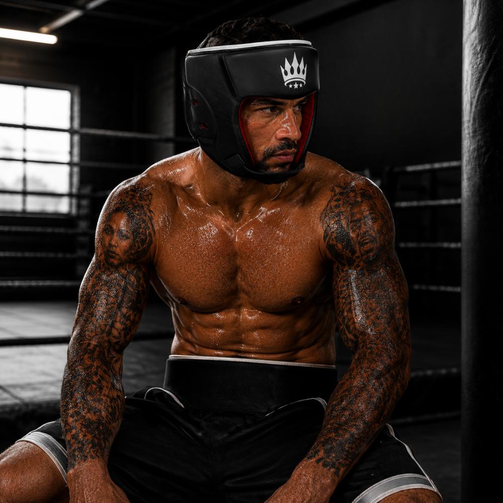 Playerz SparTech Boxing Set - Black-Playerz Boxing