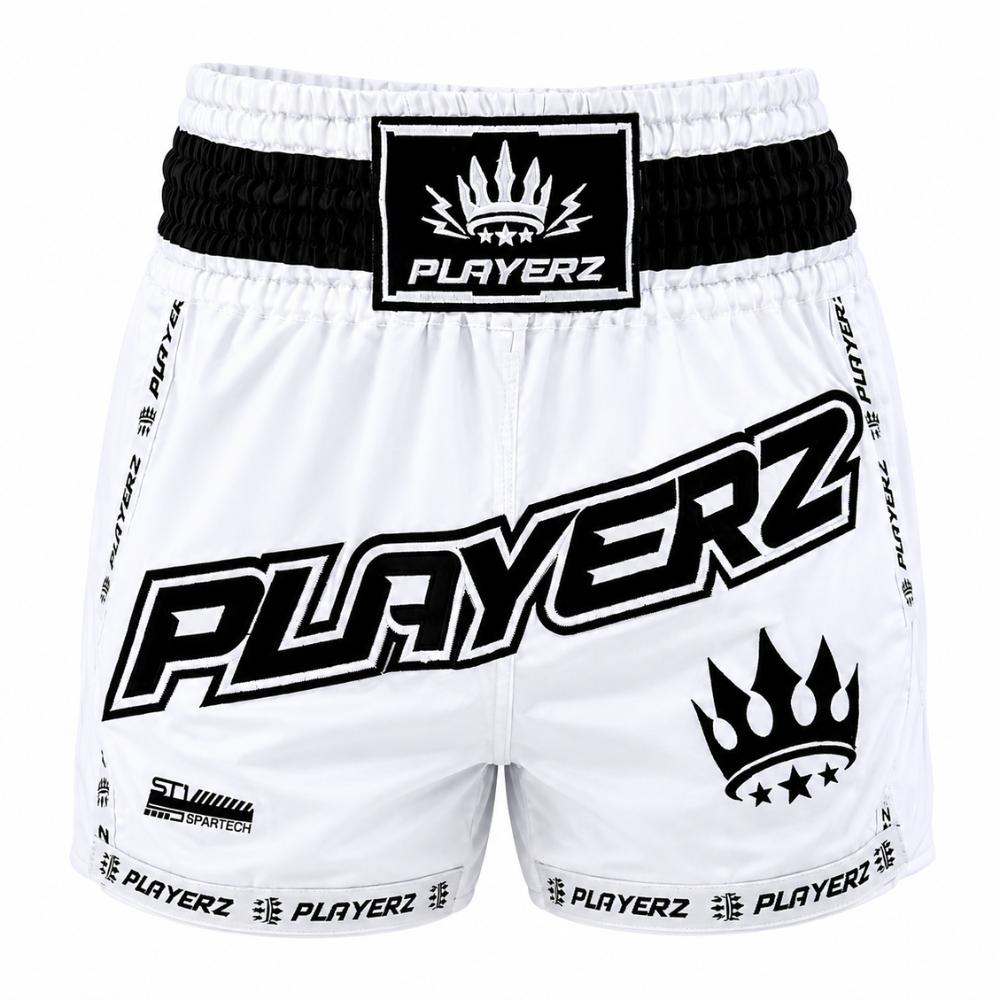 Playerz SparTech Muay Thai Set - White-Playerz Boxing