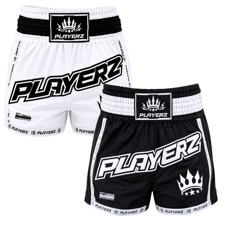 Playerz SparTech Muay Thai Shorts-Playerz Boxing