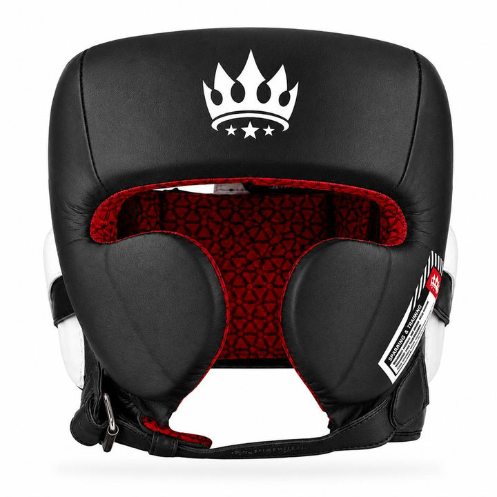 Playerz SparTech Pro Head Guard - Black/White-Playerz Boxing