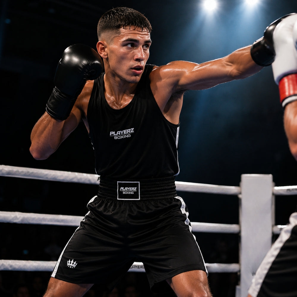 Playerz Stealth Boxing Set - Black-Playerz Boxing