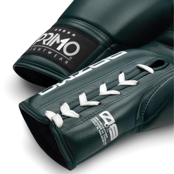 Primo Mamba Series Pro Lace-Up Boxing Gloves - Hunter Green-Primo