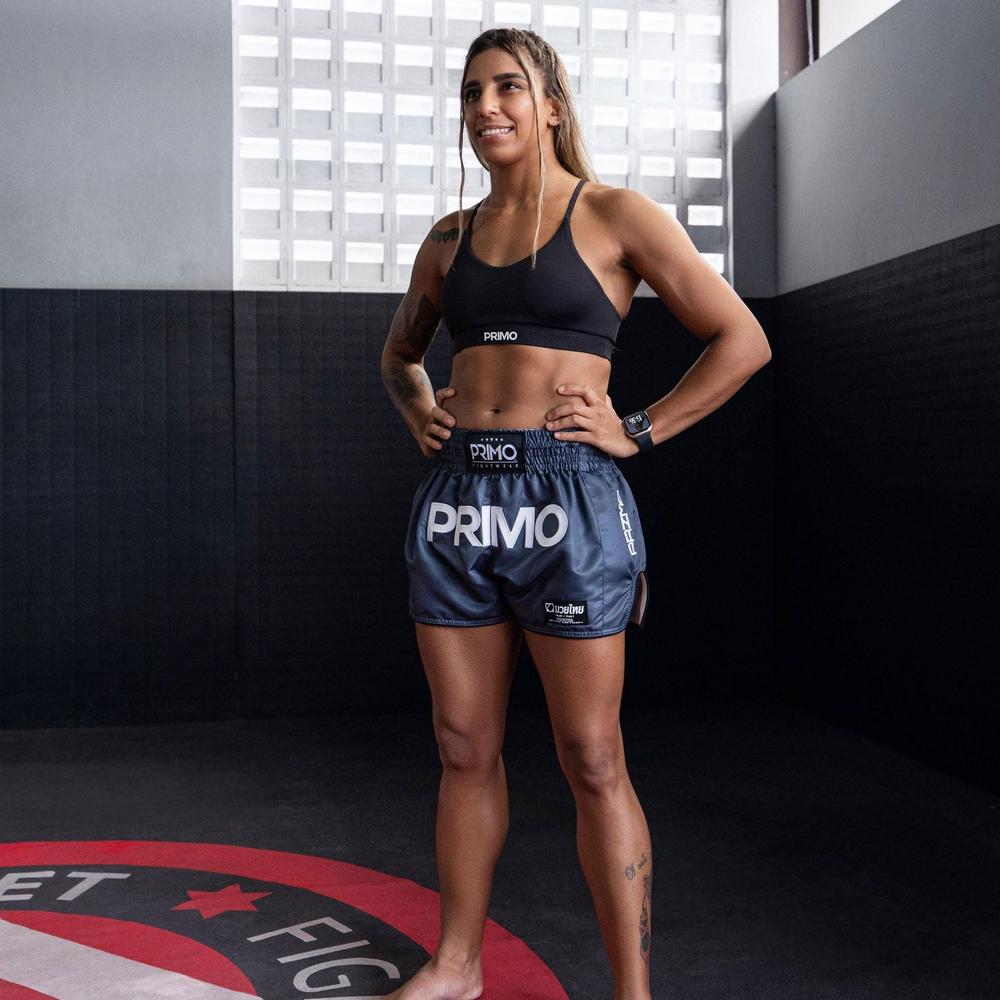Primo Muay Thai Shorts - Mamba Series - Slate Grey-Primo