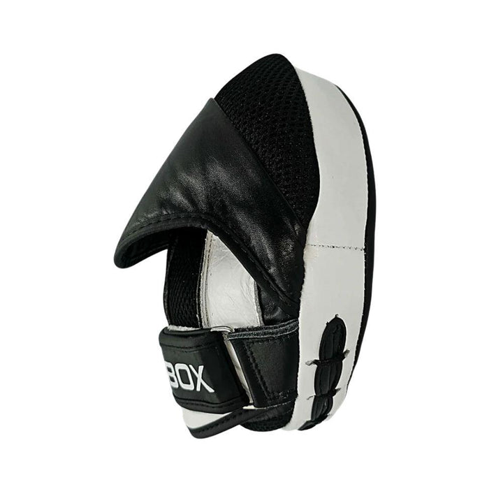 Pro Box Black-White Round Leather Pads-Pro Box