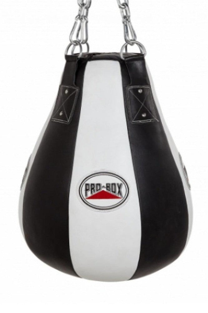 Pro Box Heavy Leather Maize Punch Bag - Black