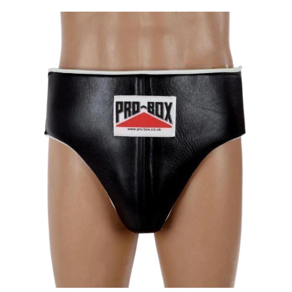 Pro Box Leather Abdominal Guard-Pro Box