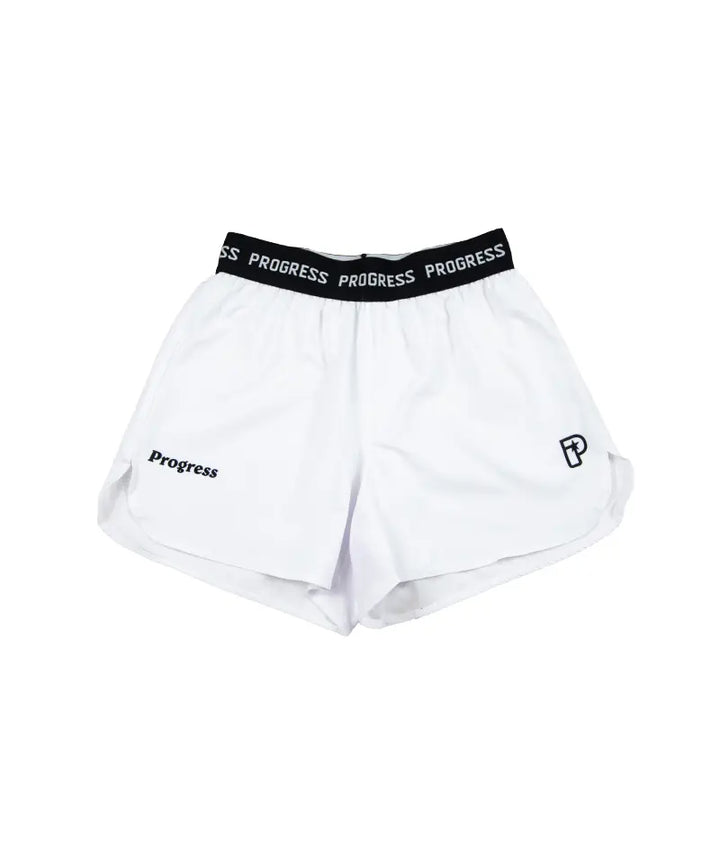 Progress Academy Board Shorts - White-Progress BJJ