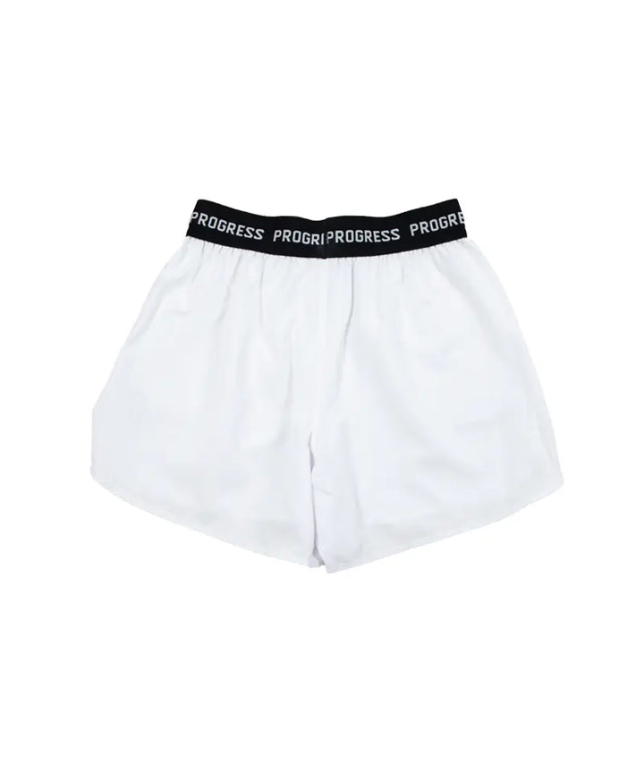 Progress Academy Board Shorts - White-Progress BJJ