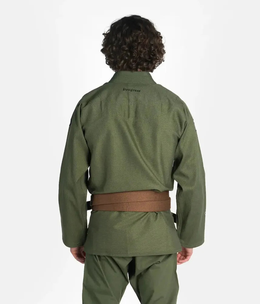 Progress Adults Academy Gi - Forest Green-Progress BJJ