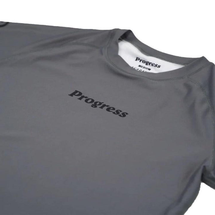 Progress Academy Hybrid BJJ Rash Guard - Grey