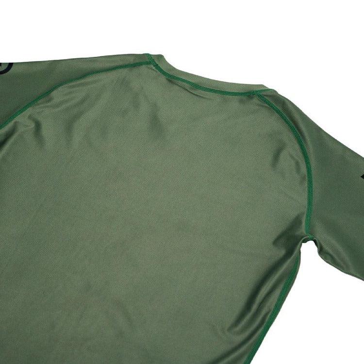 Progress Academy Hybrid BJJ Rash Guard - Khaki