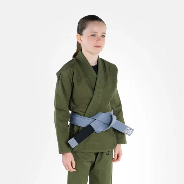 Progress Kids Academy Gi - Forest Green-Progress BJJ