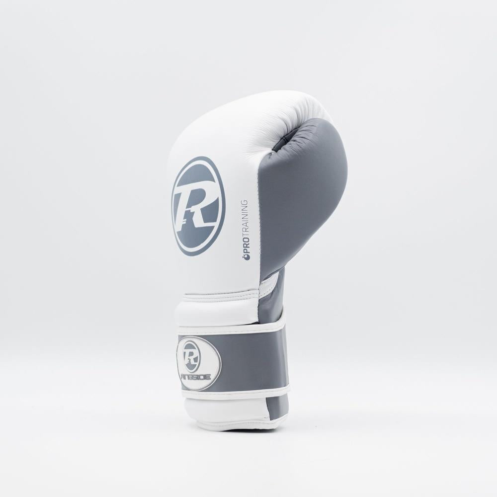 Ringside Pro Training G2 Boxing Gloves - White/Grey-FEUK