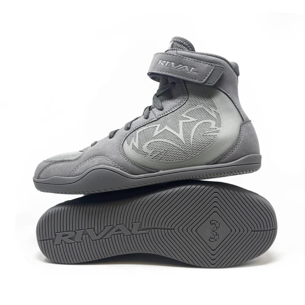 Rival Genesis 3 Boxing Boots - Grey-Rival Boxing