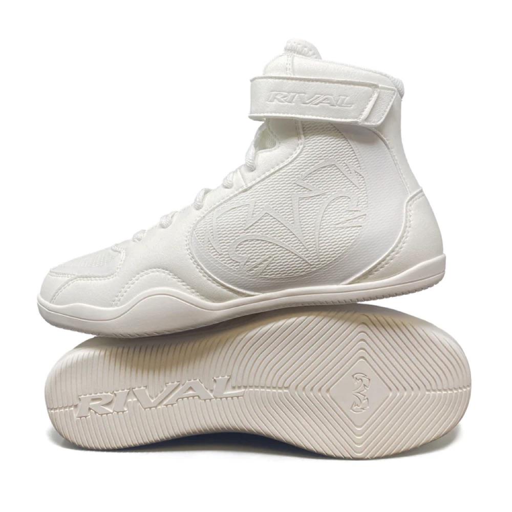 Rival Genesis 3 Boxing Boots - White-Rival Boxing