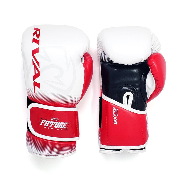 Rival RB-FTR2 Future Kids Bag Gloves - White/Red-FEUK