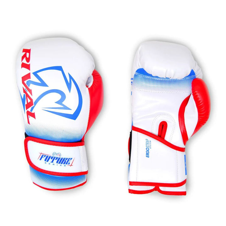 Rival RB-FTR2 Future Kids Bag Gloves - White/Red-Rival Boxing