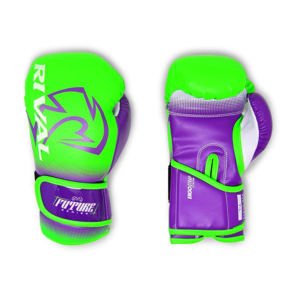 Rival RB-FTR2 Future Kids Bag Gloves - White/Red-Rival Boxing