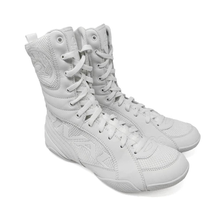 Rival RSX Guerrero High-Top Boxing Boots - White-Rival Boxing