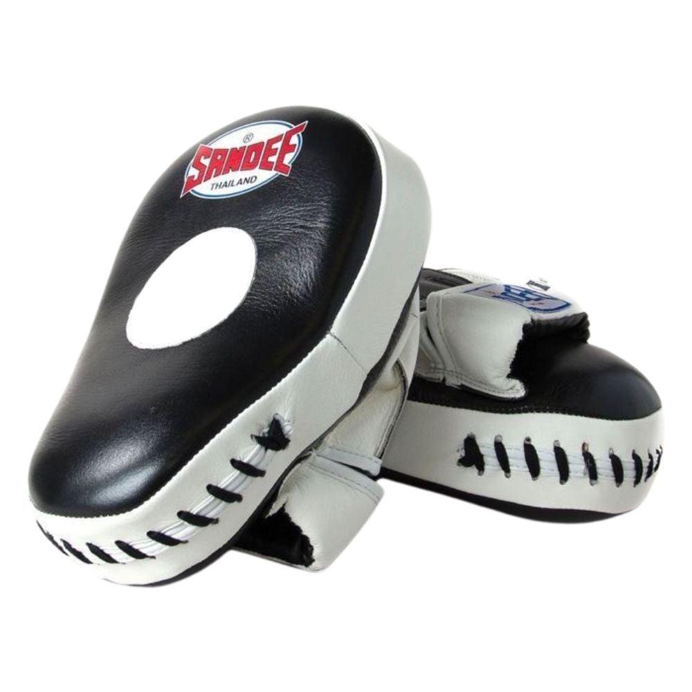 Sandee Curved Focus Mitts - Black/White
