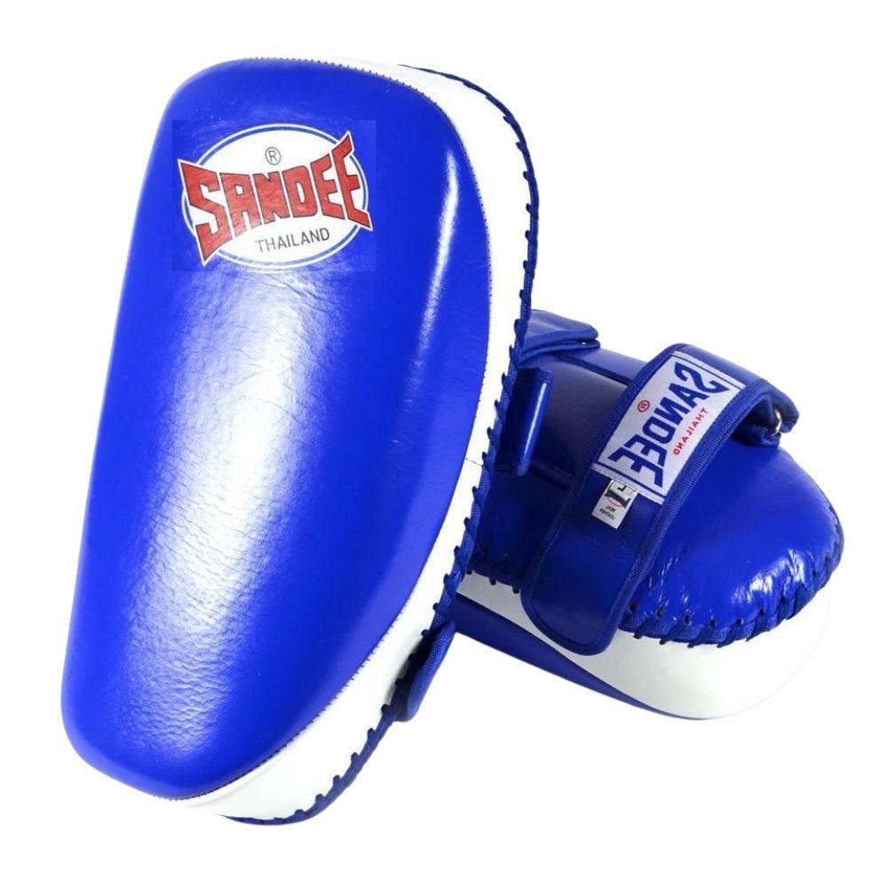 Sandee Curved Kick Pads - Blue/White