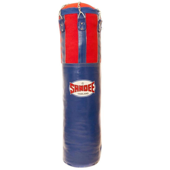 Sandee Half Leather Punch Bag - Blue/Red