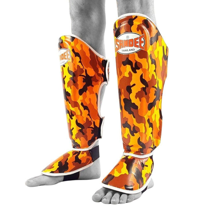 Sandee Kids Camo Shin Guards-FEUK