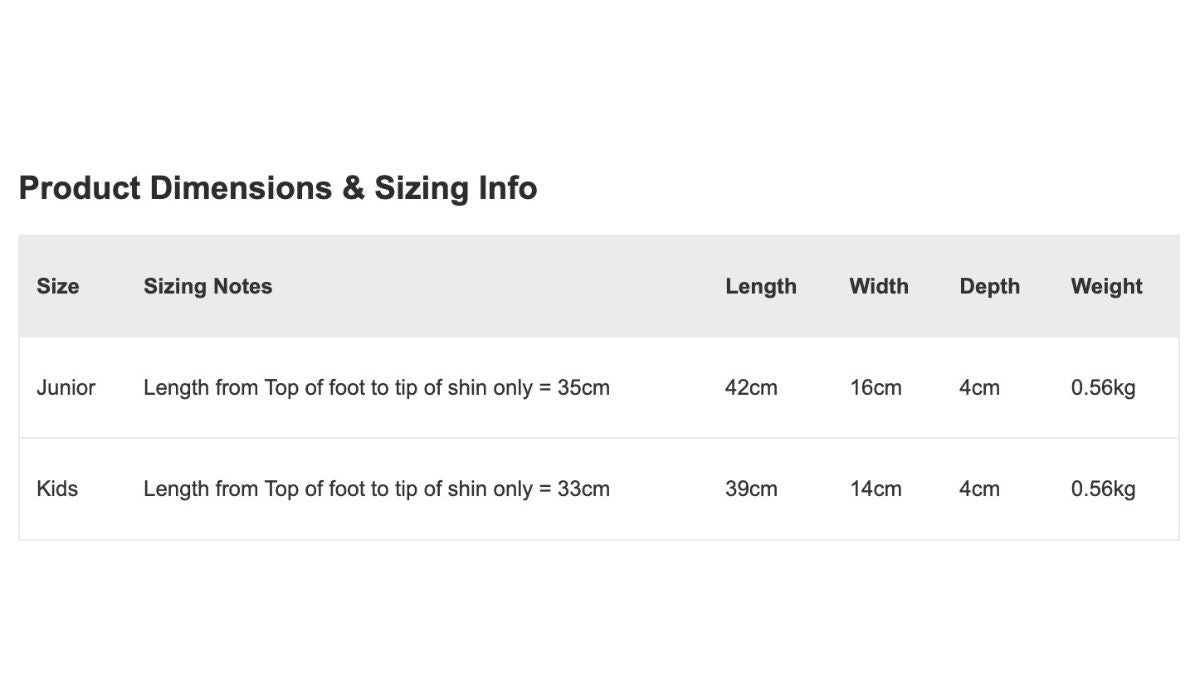 Size Guide Image