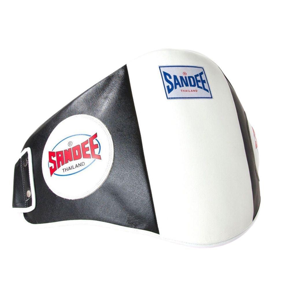 Sandee Muay Thai Belly Pad - Black/White