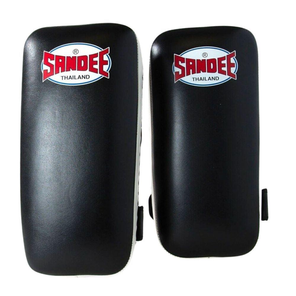 Sandee Muay Thai Kick Pads - Black/White