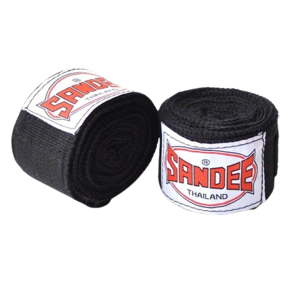 Sandee Stretch Hand Wraps - Black