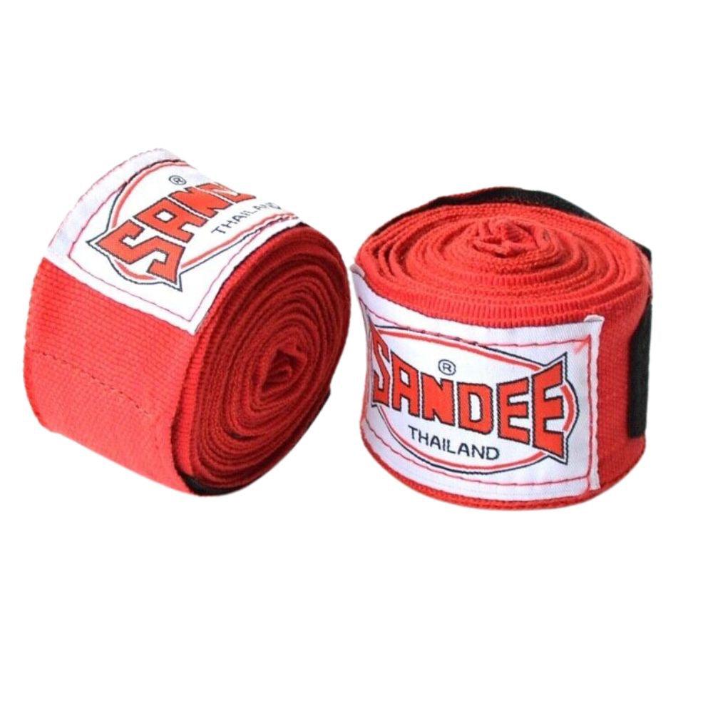 Sandee Stretch Hand Wraps - Red