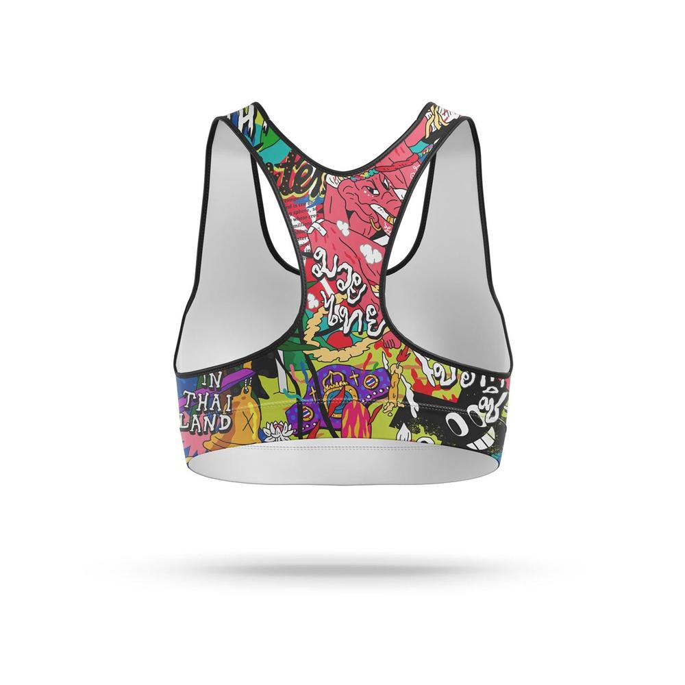 SB9 Fairtex URFACE Full Print Sports Bra-Fairtex