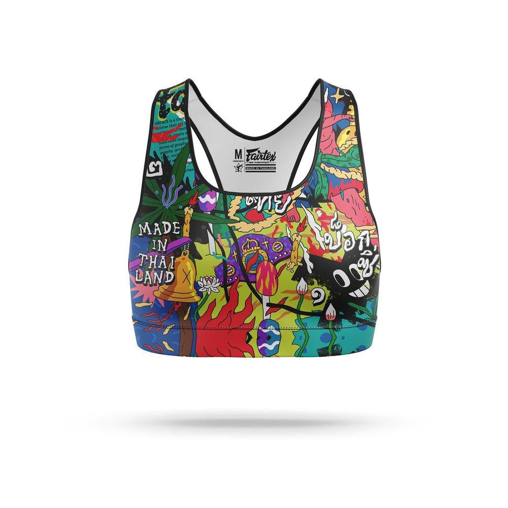 SB9 Fairtex URFACE Full Print Sports Bra-Fairtex