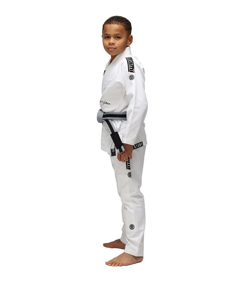 Tatami Elements Kids Superlite BJJ Gi - White-FEUK