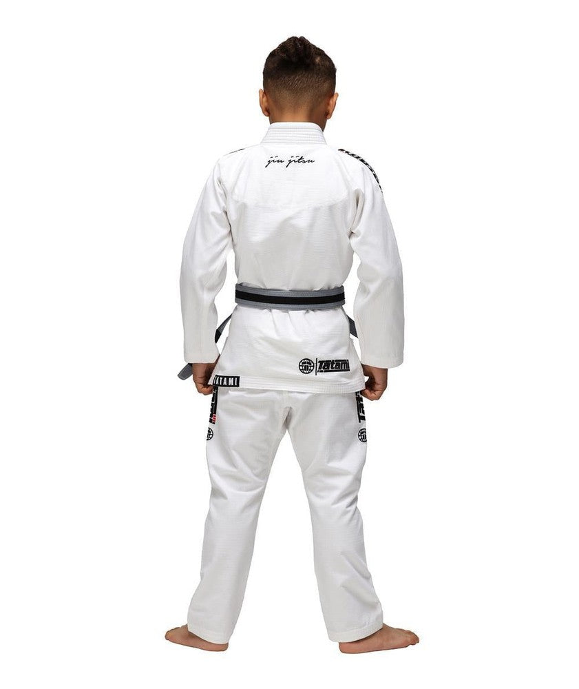 Tatami Elements Kids Superlite BJJ Gi - White-FEUK