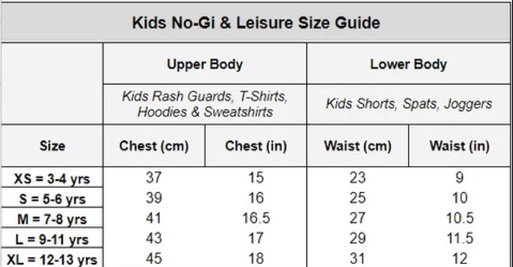 Size Guide Image