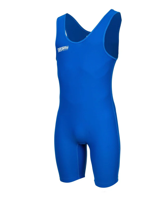 Tatami Wrestling Singlet - Blue - Small-Tatami