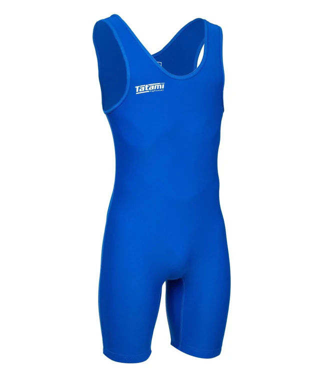 Tatami Wrestling Singlet - Blue - Small-Tatami