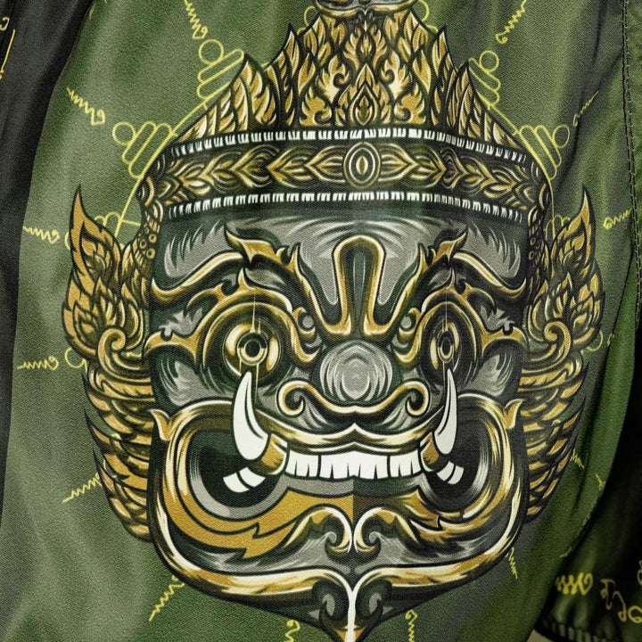 TUFF High-Cut Retro Muaythai Shorts The Immortal Yaksa-TUFF Sport