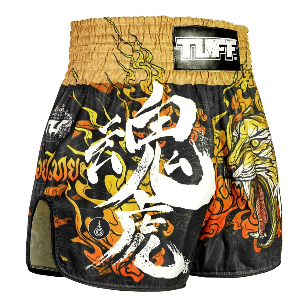 TUFF High-Cut Retro Muaythai Shorts Tora Mazuka The True Tiger-TUFF Sport