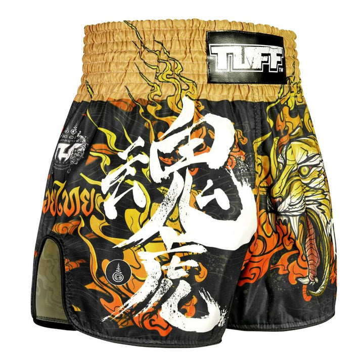 TUFF High-Cut Retro Muaythai Shorts Tora Mazuka The True Tiger-TUFF Sport