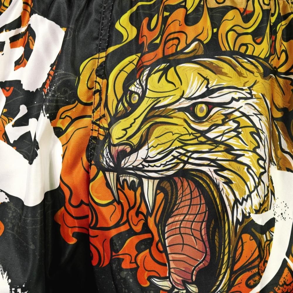 TUFF High-Cut Retro Muaythai Shorts Tora Mazuka The True Tiger-TUFF Sport