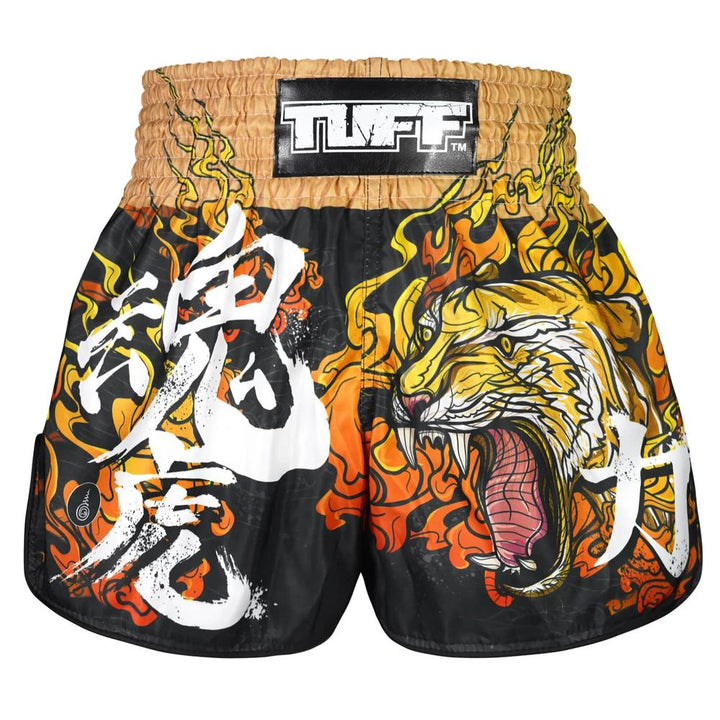 TUFF High-Cut Retro Muaythai Shorts Tora Mazuka The True Tiger-TUFF Sport