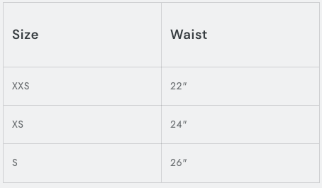 Size Guide Image