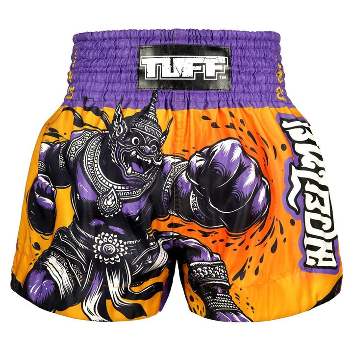 TUFF Muay Thai Shorts - MS688 - The Amethyst King-Tuff