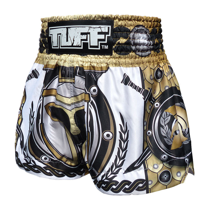 TUFF Muay Thai Shorts - The Golden Gladiator